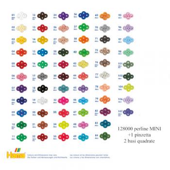 Hama 13000 Multicolored Plastic Round Craft Beads in Tub