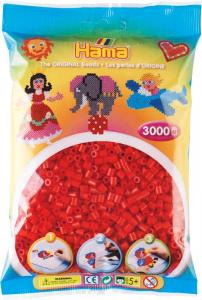 Hama Beads Midi 3000 pezzi Rosso n.5