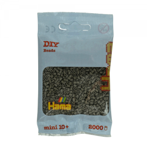 Hama Beads Mini 2000 pezzi - Grigio Marrone n. 117