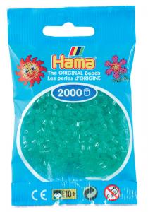 Hama beads MINI 2000 pezzi - Verde traslucido n.16