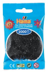 Hama beads MINI 2000 pezzi - nero n.18