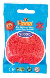 Hama beads MINI 2000 pezzi Rosso ciliegia n.33
