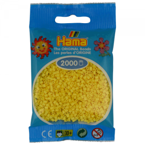 Hama Beads Mini 2000 pezzi - Giallo Chiaro n. 103