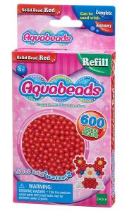 Ricarica Aquabeads - 600 Perline circolari Rosse