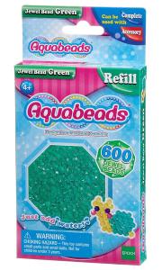 Ricarica Aquabeads - 600 Perline sfaccettate Verdi