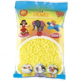 Hama Beads Midi 3000 pezzi - pyssla giallo Pastello n.43