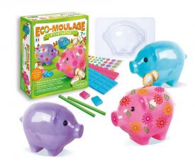 Eco Moulage Gypsine Popsine maialino salvadanaio