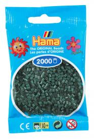 Hama beads MINI 2000 pezzi Verde scuro n.28
