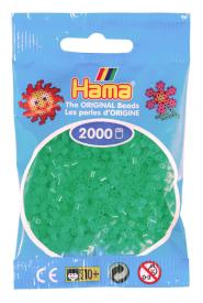 Hama beads MINI 2000 pezzi - Verde neon n.37