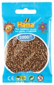 Mini Hama beads - 2000 perline MINI colore Marrone cioccolato n.76