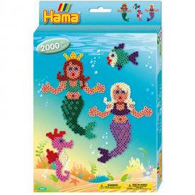 Sirene hama beads midi perline a fusione per bambini