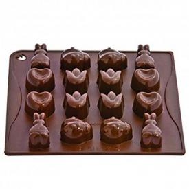 Stampo in silicone per colate tulipani, cuori