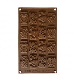 Stampo in silicone Choco per dolci, ceramica, gesso, popsine