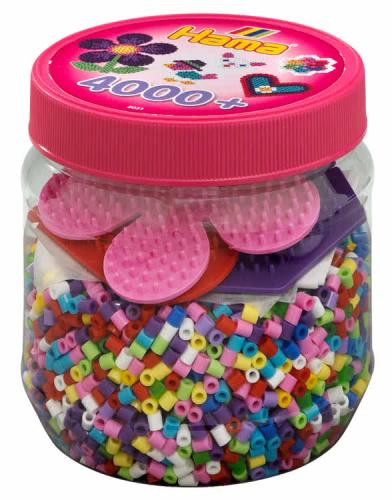 Perline Da Stirare Hama Midi – Mix 3000 Pezzi In 6 Colori – Creatività Per Bambini 5+