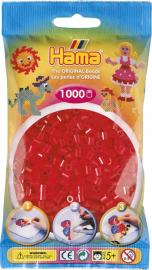 Hama Beads Midi 1000 pezzi - Rosso traslucido n.13