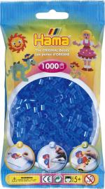 Hama Beads Midi 1000 pezzi - Blu traslucido n.15