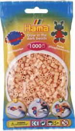 Hama Beads Midi 1000 pezzi - rosso brilla nel buio n.56