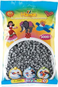 Hama Beads Midi 3000 pezzi - Grigio  n.17