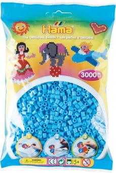 Hama Beads Midi 3000 pezzi - Azzurro pastello n.46