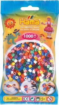 Hama Beads midi 1000 pezzi - pyssla 10 colori