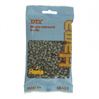 Hama Beads Midi 1000 pezzi - Grigio Marrone n.117