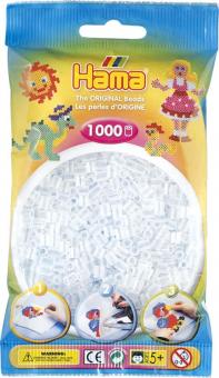 Hama Beads Midi 1000 pezzi - Trasparente n.19