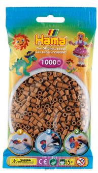 Hama Beads Midi 1000 pezzi - Marrone cioccolato n.76