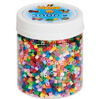 Cestello Hama Beads Midi 3000 perline 62 Colori
