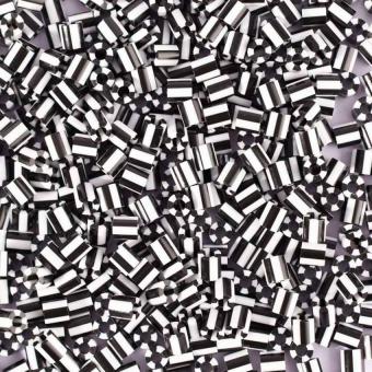 550 Perline Vaessen MIDI -  bicolore bianco - nero