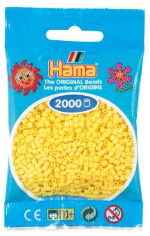 Hama beads MINI 2000 pezzi Giallo n.3