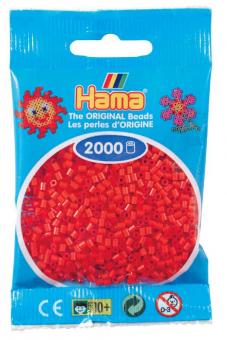 Hama beads MINI 2000 pezzi Rosso n.5