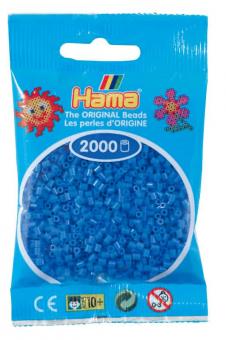 Hama beads MINI 2000 pezzi Blu medio n.9