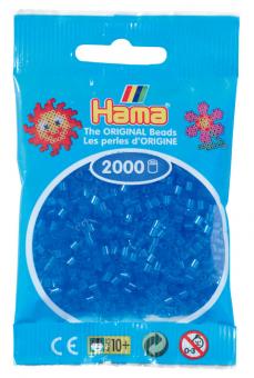 Hama beads MINI 2000 pezzi - Blu traslucido n.15