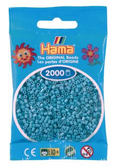 Hama beads MINI 2000 pezzi Turchese scuro n.31