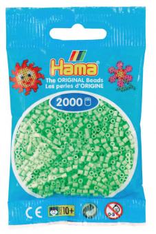 Hama beads MINI 2000 pezzi Verde pastello n.47