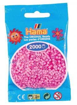 Hama beads MINI 2000 pezzi Rosa pastello n.48