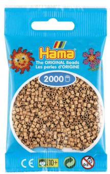 Mini Hama beads - 2000 perline MINI colore Marrone cioccolato n.76
