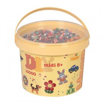 1500 Perline Da Stirare XL 10 Mm - 12 Colori - Perline Creative Per Bambini Da 3 Anni In Su