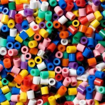 Barattolo Hama Beads Midi 3000 perline (10 colori)