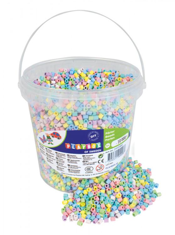 Perline da stirare mix pastello 10000 pezzi - giocattoli Playbox